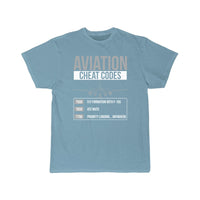 Thumbnail for Aviation Cheat Codes - Funny For Pilots And Atc T-SHIRT THE AV8R