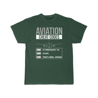 Thumbnail for Aviation Cheat Codes - Funny For Pilots And Atc T-SHIRT THE AV8R