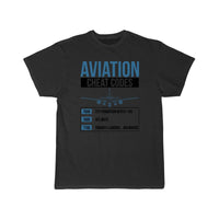 Thumbnail for Aviation Cheat Codes - Funny For Pilots And Atc T-SHIRT THE AV8R