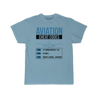 Thumbnail for Aviation Cheat Codes - Funny For Pilots And Atc T-SHIRT THE AV8R