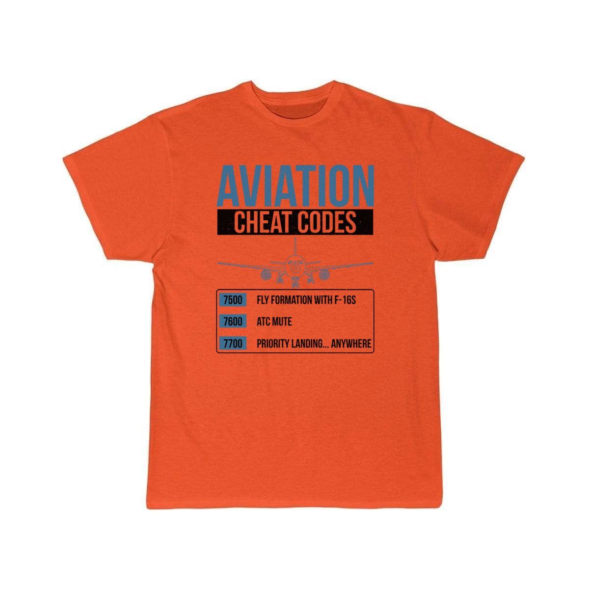 Aviation Cheat Codes - Funny For Pilots And Atc T-SHIRT THE AV8R