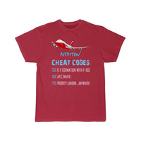 Thumbnail for Aviation Cheat Codes 7500 7600 7700 T-SHIRT THE AV8R