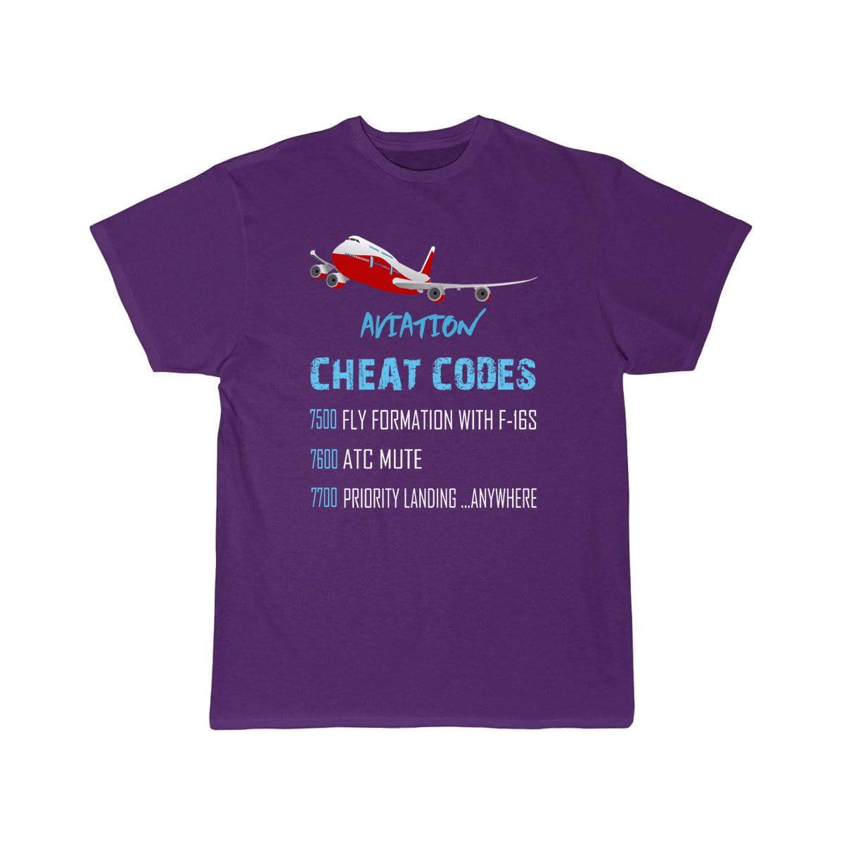 Aviation Cheat Codes 7500 7600 7700 T-SHIRT THE AV8R