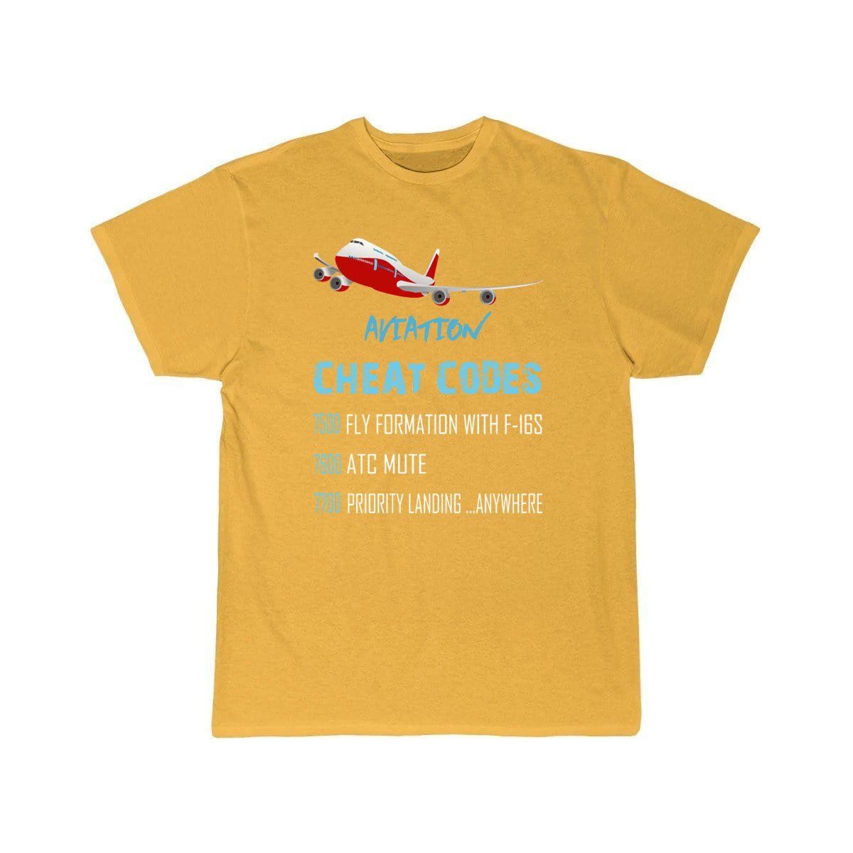 Aviation Cheat Codes 7500 7600 7700 T-SHIRT THE AV8R