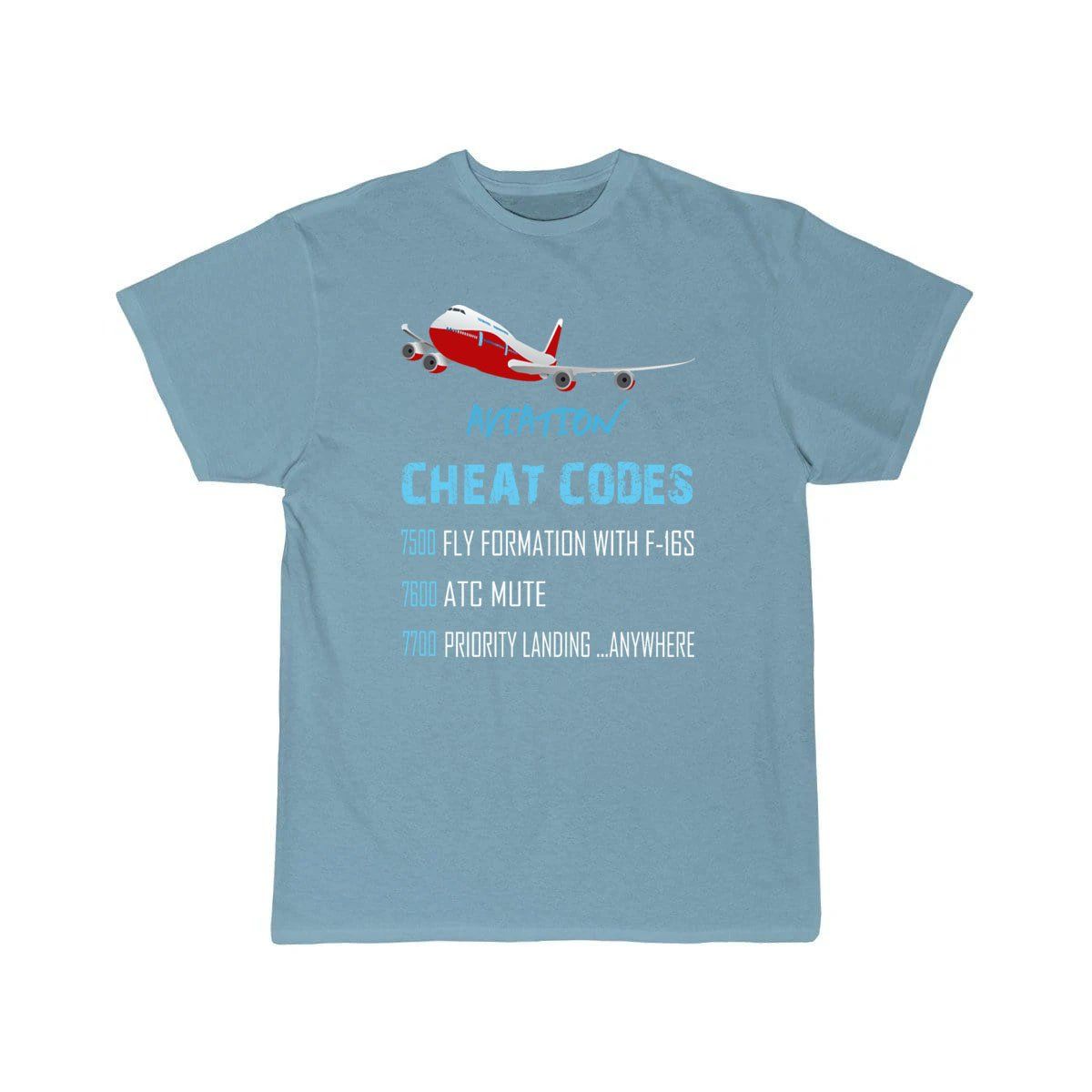Aviation Cheat Codes 7500 7600 7700 T-SHIRT THE AV8R