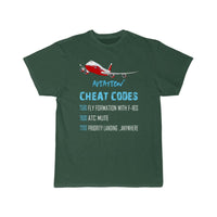 Thumbnail for Aviation Cheat Codes 7500 7600 7700 T-SHIRT THE AV8R