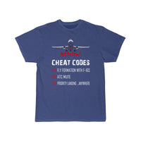 Thumbnail for Aviation Cheat Codes 7500 7600 7700 T-SHIRT THE AV8R