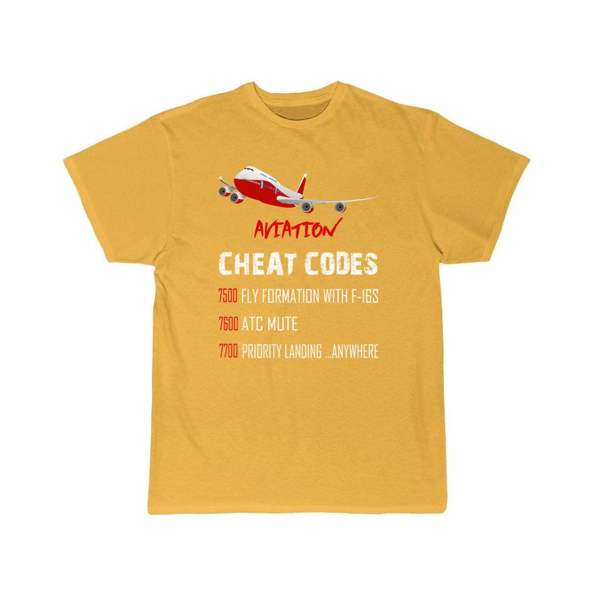 Aviation Cheat Codes 7500 7600 7700 T-SHIRT THE AV8R