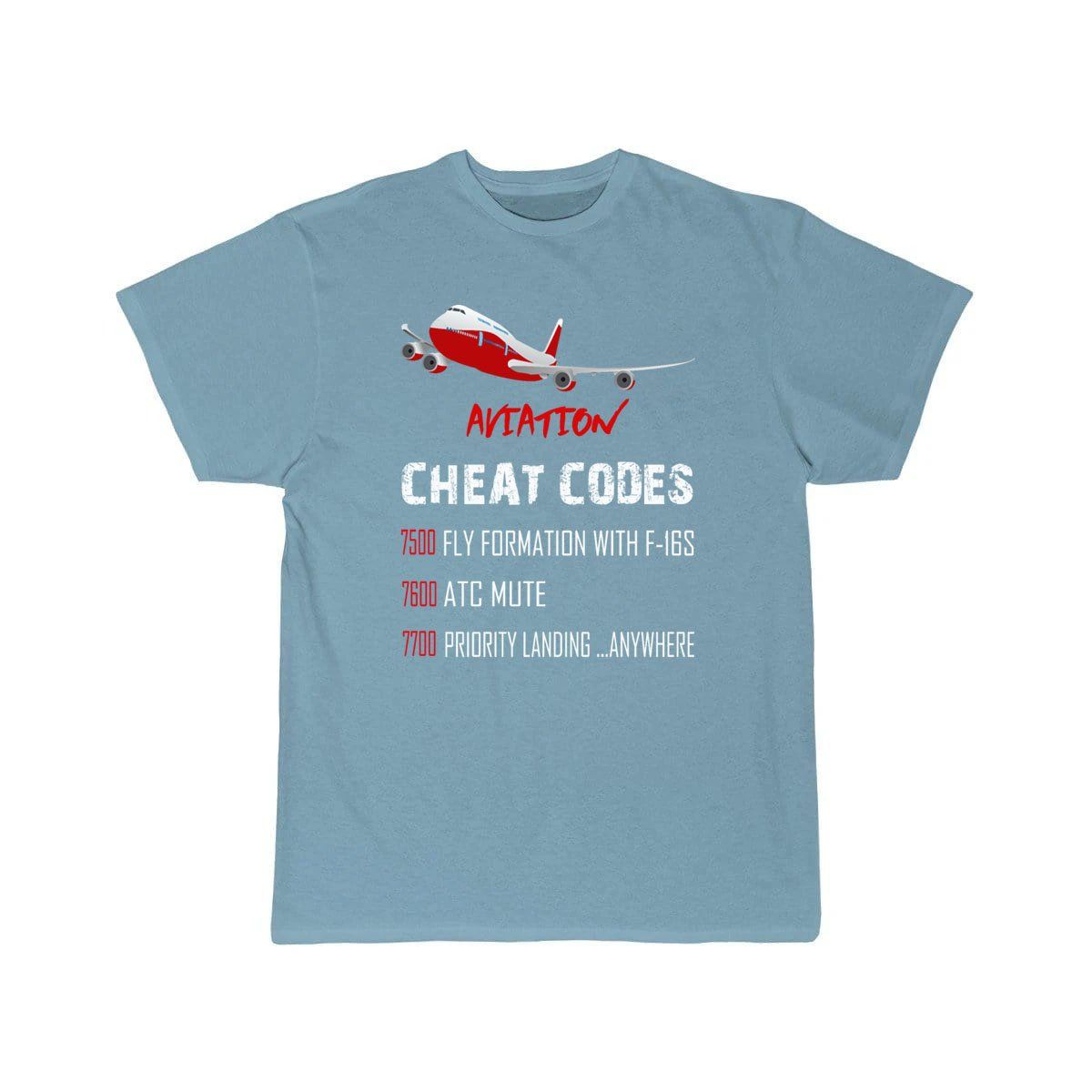 Aviation Cheat Codes 7500 7600 7700 T-SHIRT THE AV8R