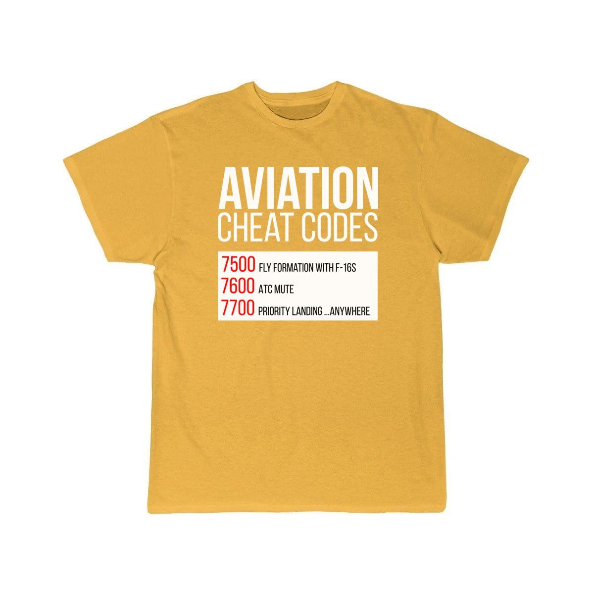 Aviation Cheat Codes - Funny For Pilots And Atc T-SHIRT THE AV8R
