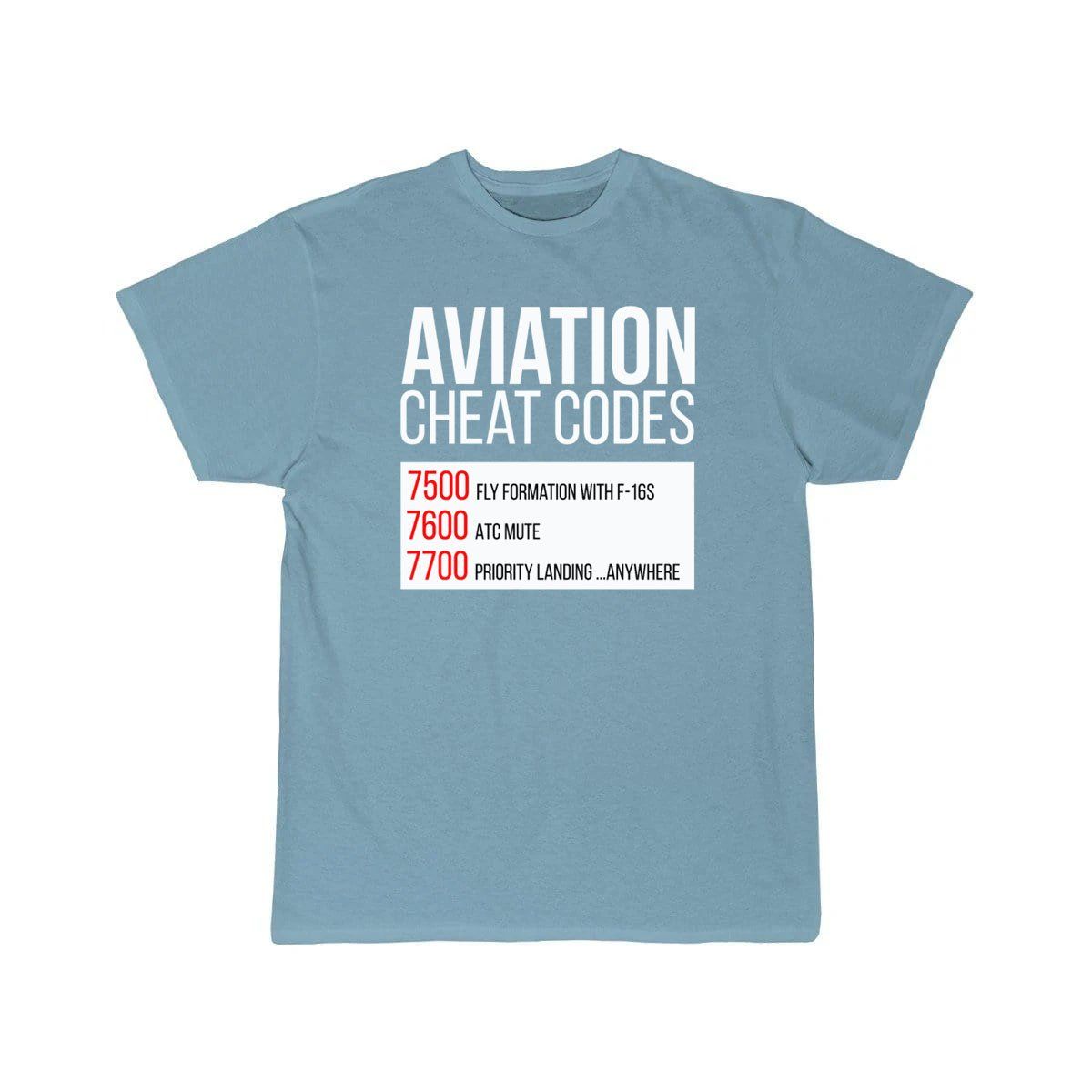 Aviation Cheat Codes - Funny For Pilots And Atc T-SHIRT THE AV8R