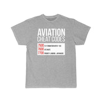 Thumbnail for Aviation Cheat Codes - Funny For Pilots And Atc T-SHIRT THE AV8R