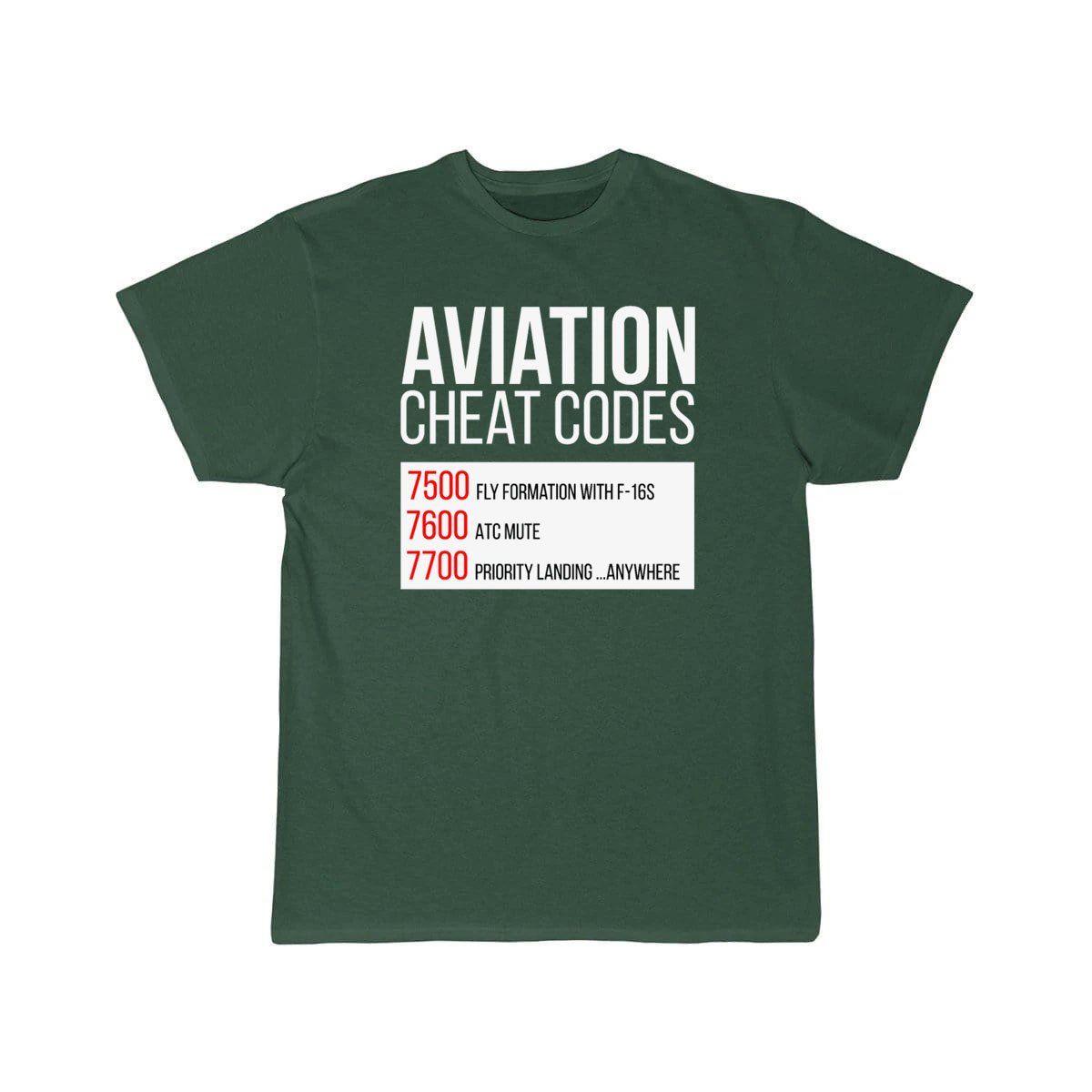 Aviation Cheat Codes - Funny For Pilots And Atc T-SHIRT THE AV8R
