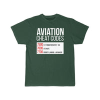 Thumbnail for Aviation Cheat Codes - Funny For Pilots And Atc T-SHIRT THE AV8R