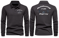 Thumbnail for BOEING BELL V22 LONG SLEEVE  POLO