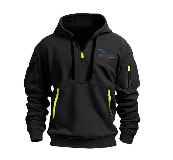 HURMES AIRLINE HOODED JACKET PULLOVER