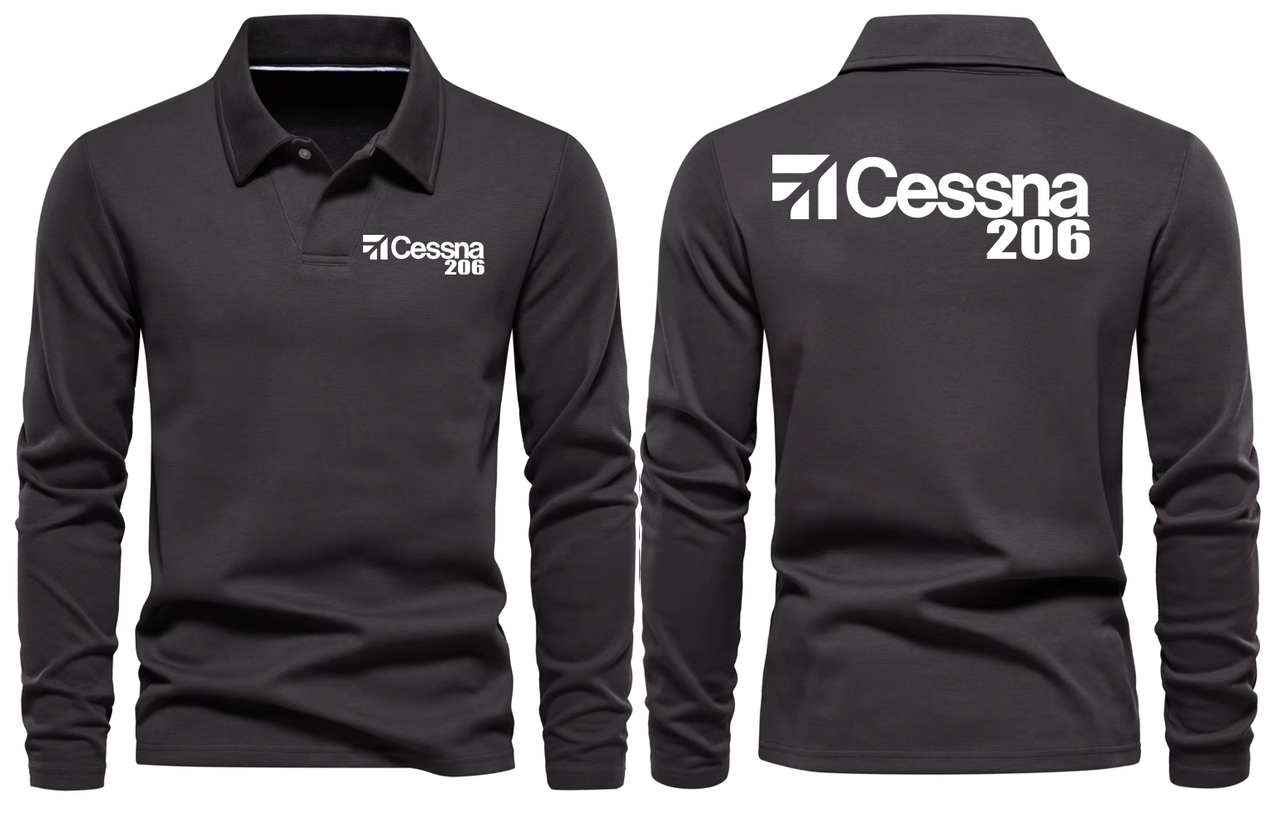 CESSNA 206 LONG SLEEVE  POLO
