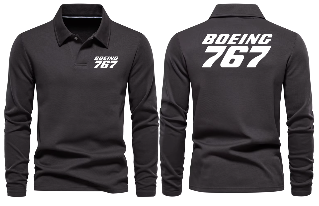 BOEING 767  LONG SLEEVE  POLO