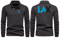 Thumbnail for LAX AIRPORT LONG SLEEVE  POLO