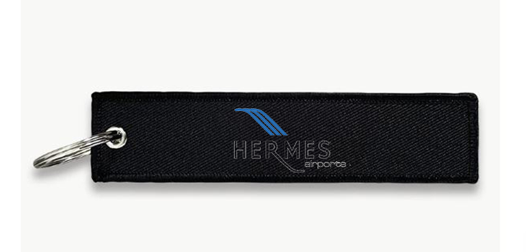 HERMES AIRLINES KEY CHAIN