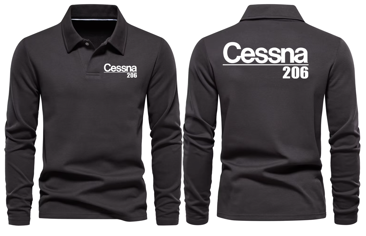 CESSNA 206 LONG SLEEVE  POLO