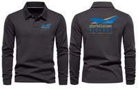 Thumbnail for CHARLATTETWON AIRPORT LONG SLEEVE  POLO
