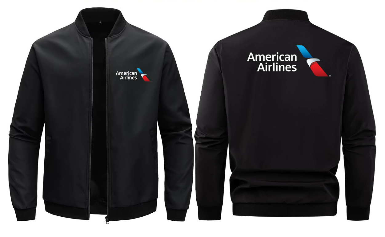 AMERICAN AIRLINES  LOOSE SOLID COLOR JACKET