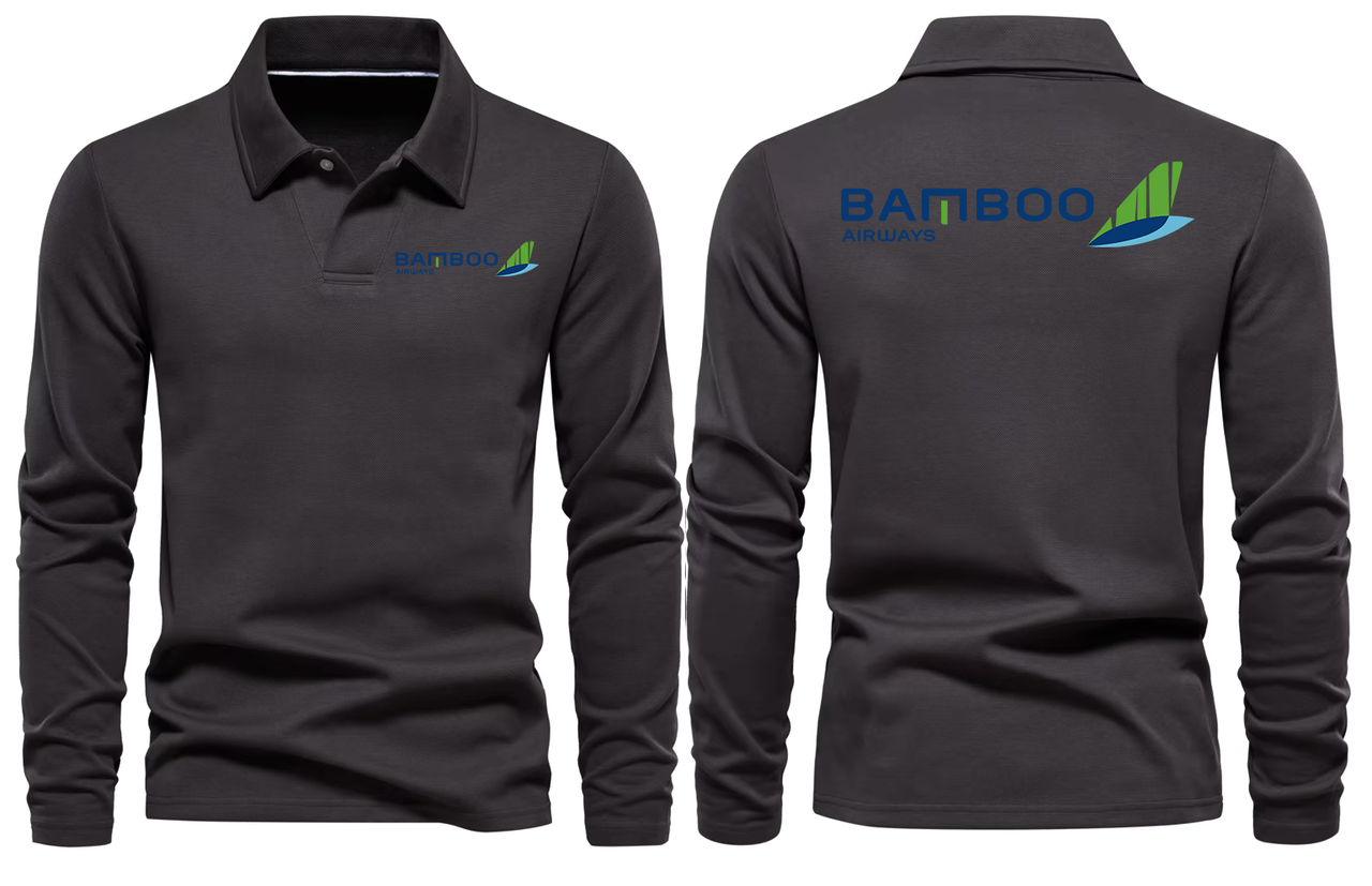 BAMBOO AIRWAYS LONG SLEEVE  POLO