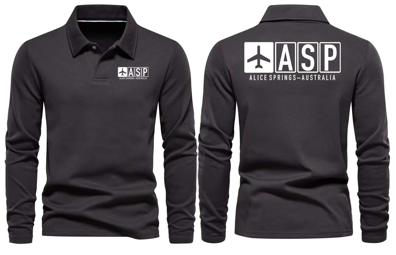 ASP AIRPORT LONG SLEEVE POLO
