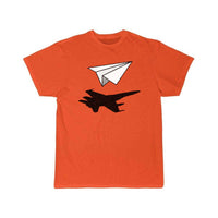 Thumbnail for Paper Plane Fighter Jet T Shirt THE AV8R