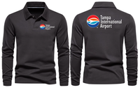 Thumbnail for TAMPA INTERNATIONAL AIRPORT LONG SLEEVE  POLO