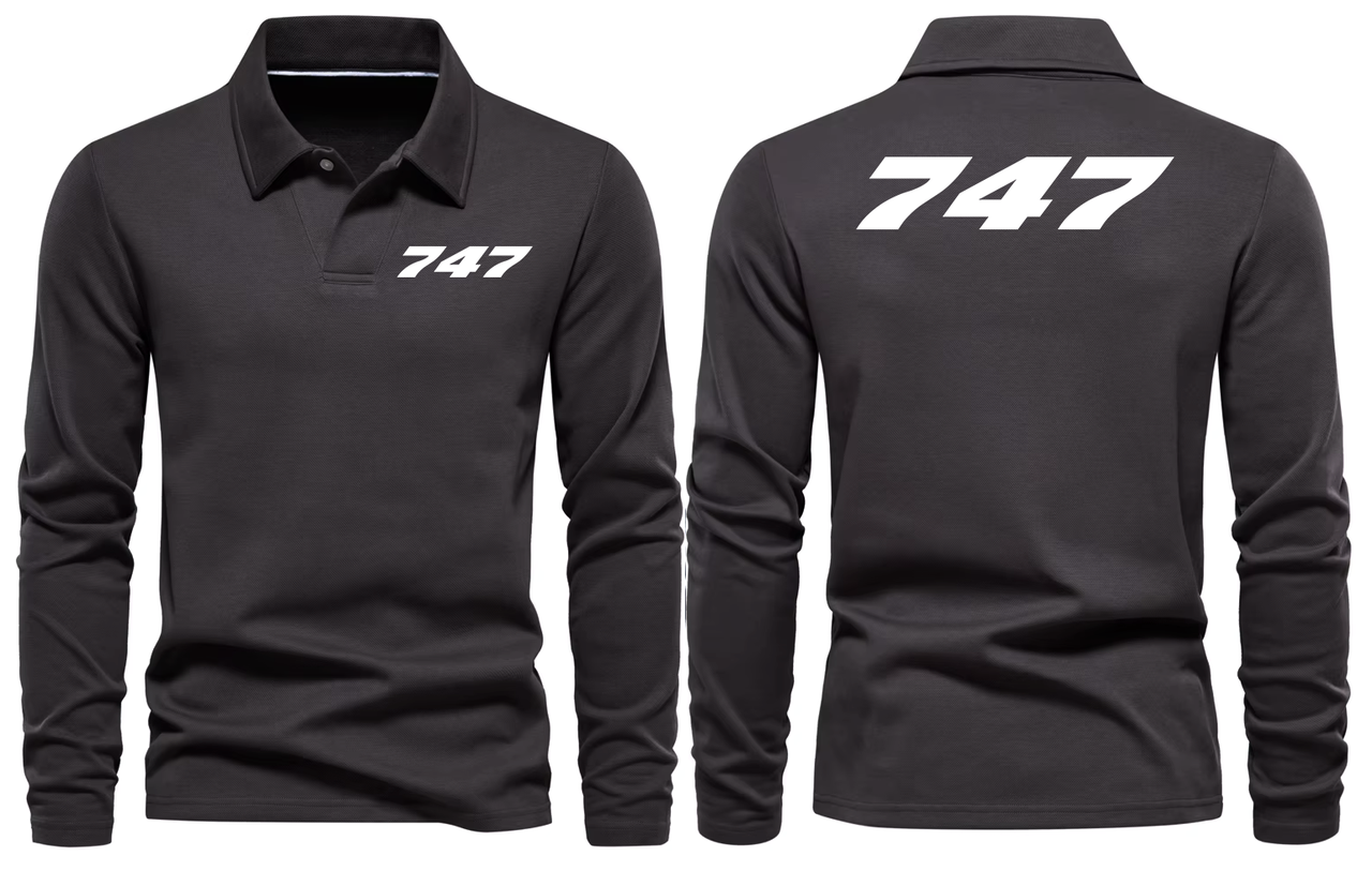 BOEING 747  LONG SLEEVE  POLO