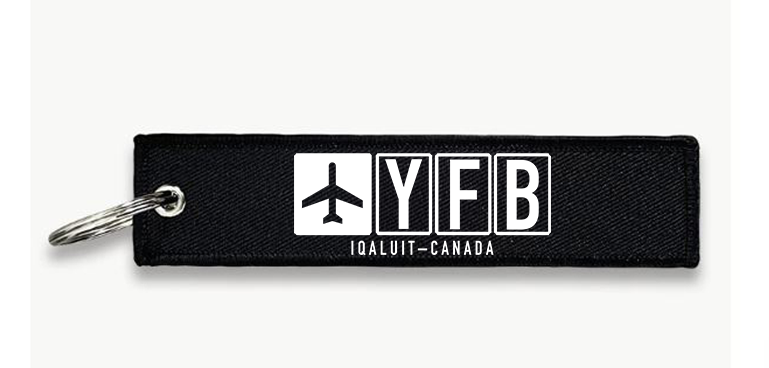 YFB AIRPORT KEY CHAIN