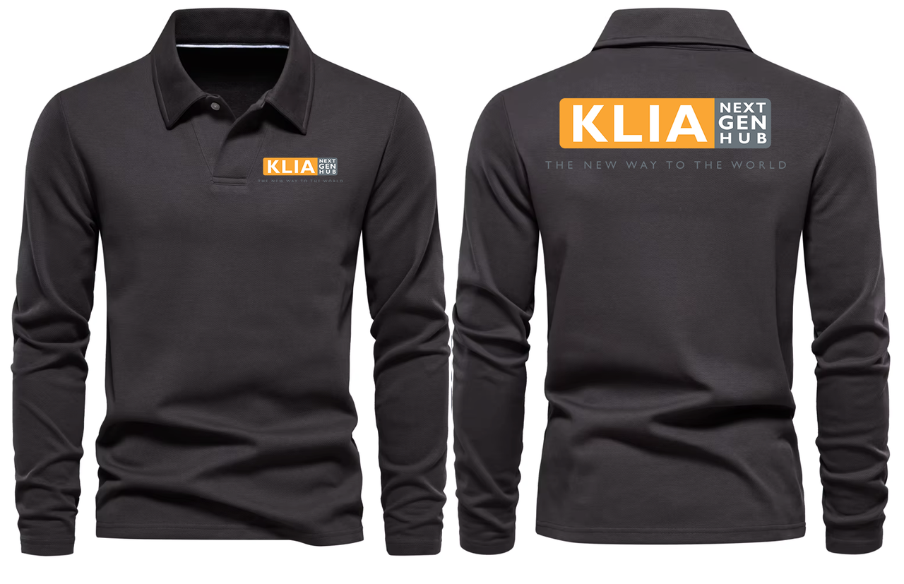KLIA AIRPORT LONG SLEEVE  POLO
