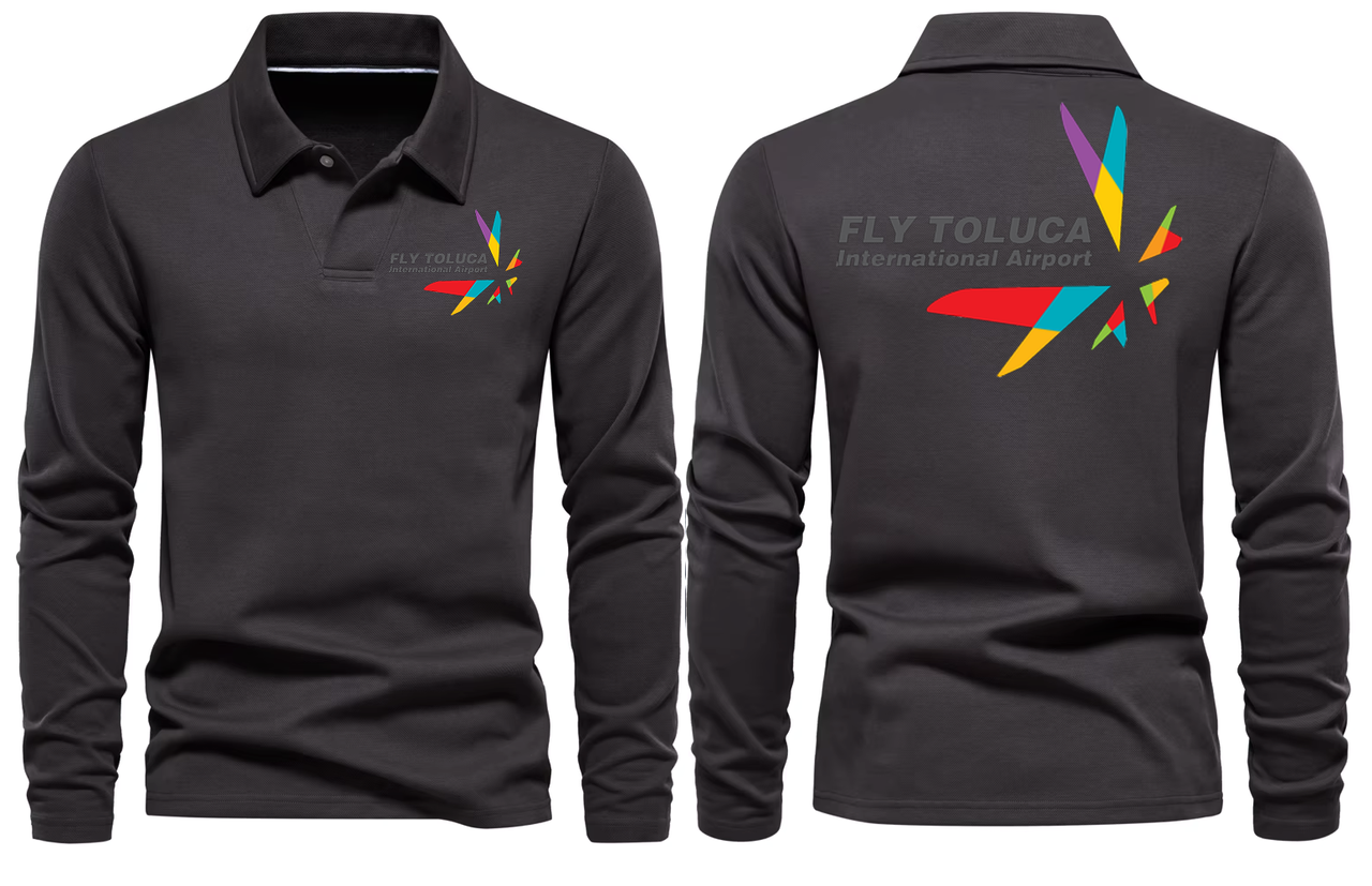TOLUCA AIRPORT LONG SLEEVE  POLO