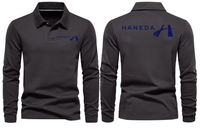 Thumbnail for AER HANEDA AIRPORT LONG SLEEVE  POLO