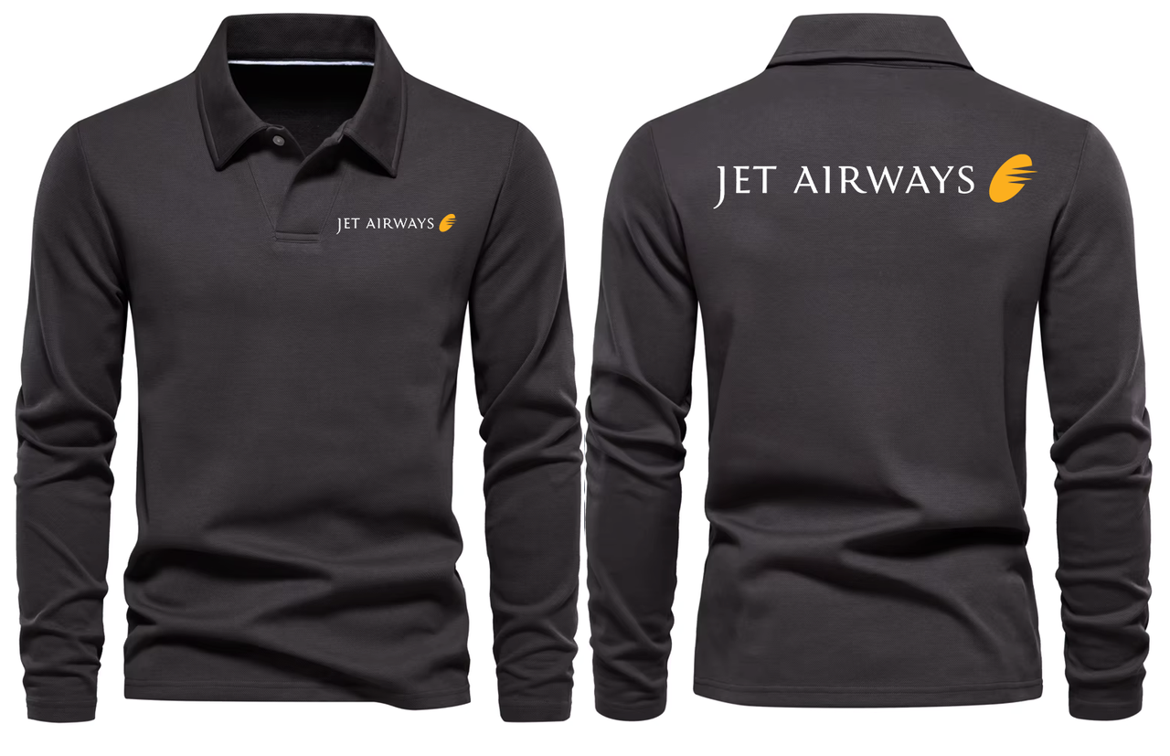 JET AIRWAYS LONG SLEEVE  POLO