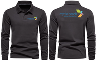 Thumbnail for MYRTLE AIRPORT LONG SLEEVE  POLO