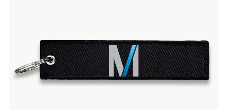 M  AIRPORT KEY CHAIN