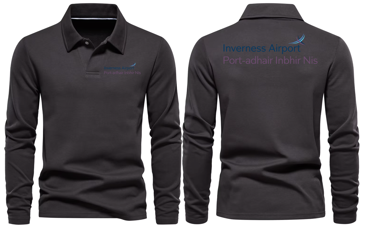 INVERNESS AIRPORT LONG SLEEVE  POLO