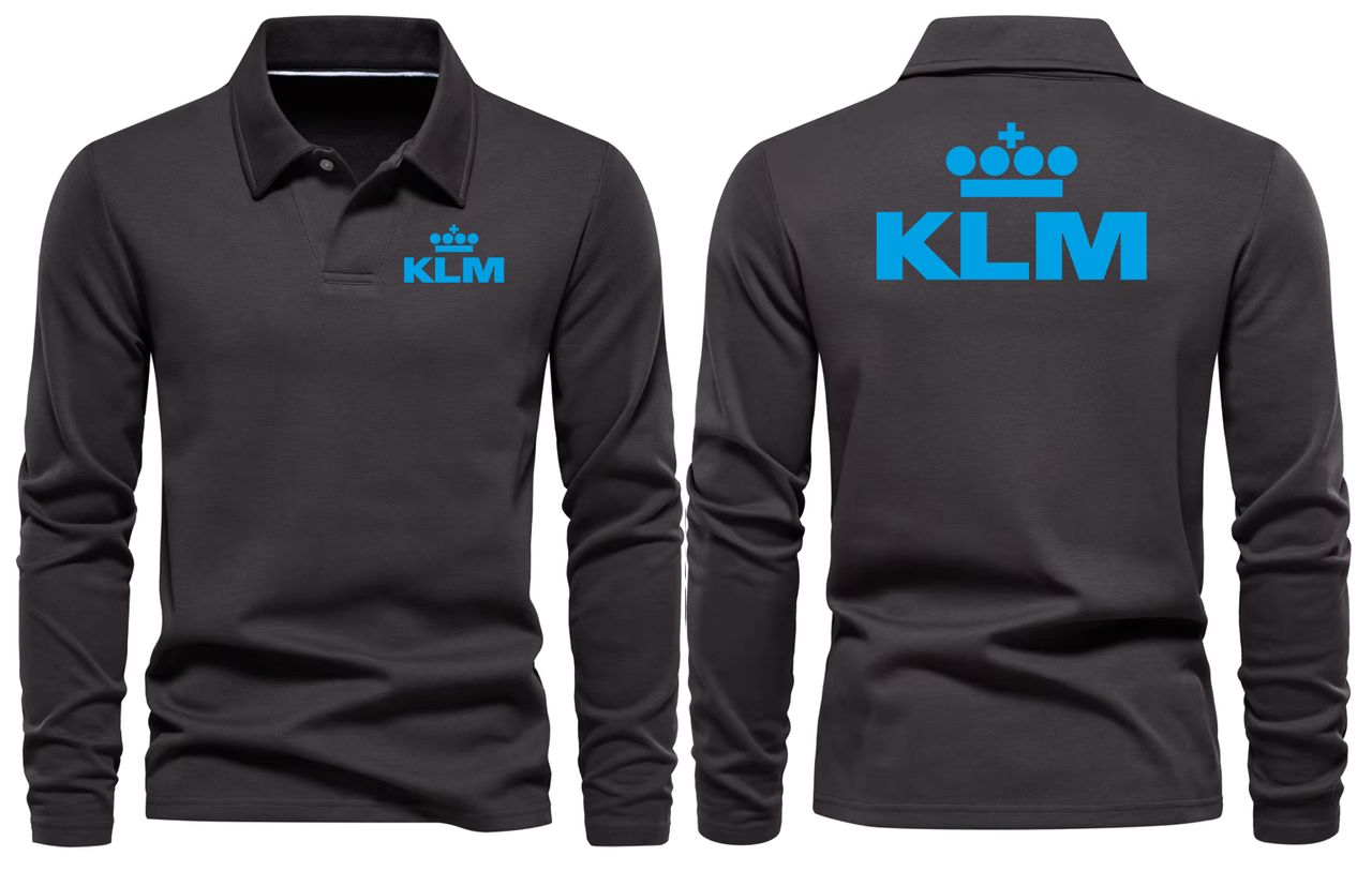 KLM AIRLONG SLEEVE  POLO