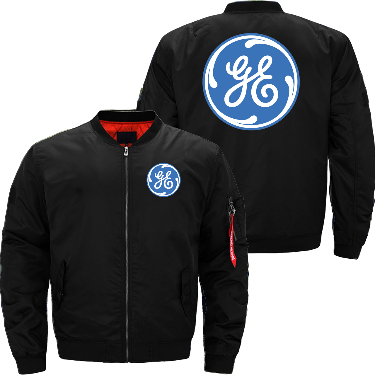 GENERAL ELECTRIC BOMBER FIG*TER JACKET