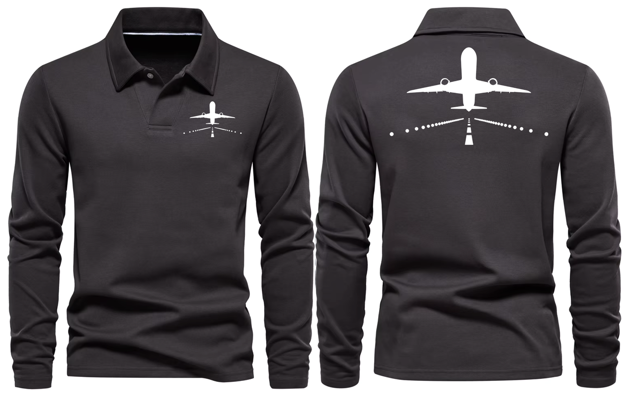 BOEING 787  LONG SLEEVE  POLO