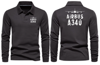 Thumbnail for AIRBUS A340 LONG SLEEVE  POLO