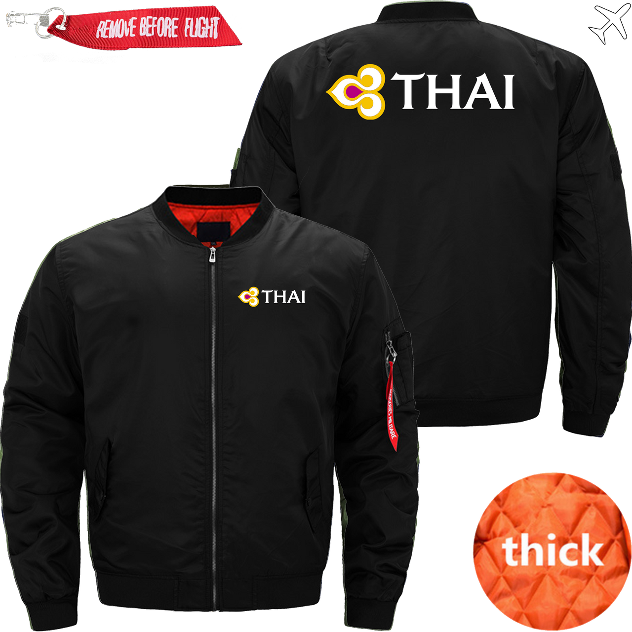 THAI AIRLINES MA1 JACKET THE AV8R