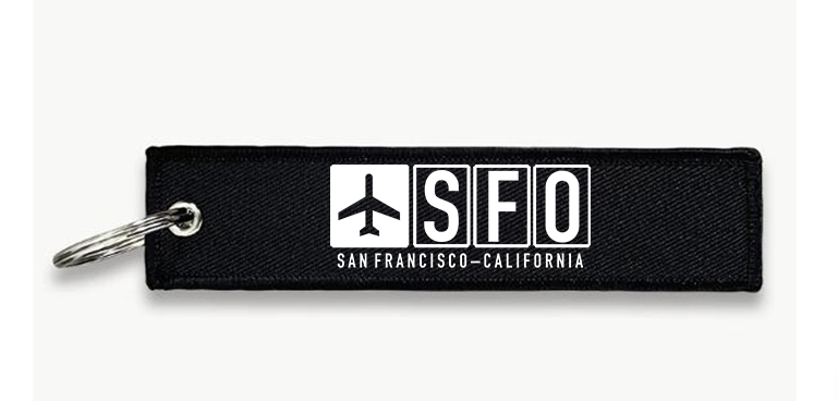 SFO AIRPORT KEY CHAIN