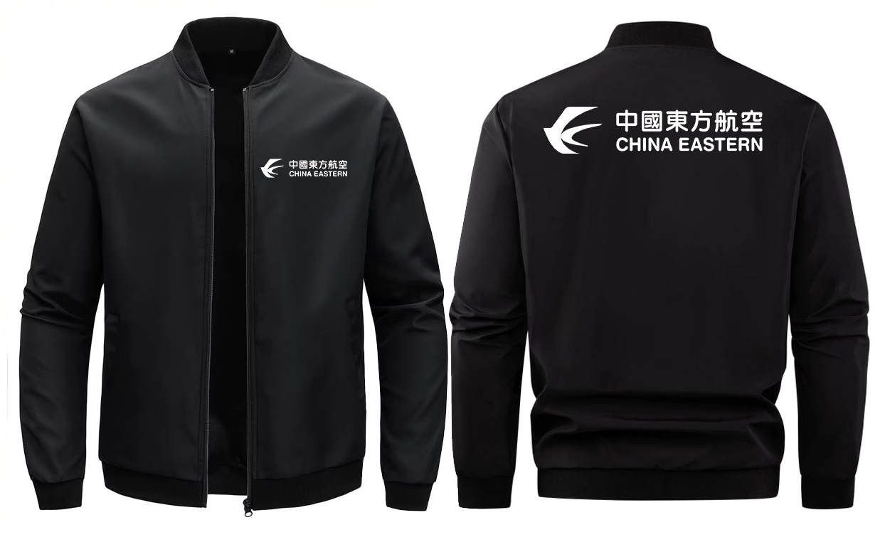 CHINA  EASTERN  LOOSE SOLID COLOR JACKET