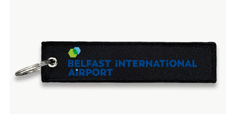 BELFAST INTERNATIONAL AEROPORT AIRPORT KEY CHAIN