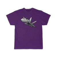 Thumbnail for Military Fighter Attack Jet Airplane Cartoon T Shirt THE AV8R
