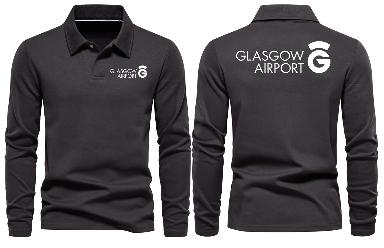 GLASGOW AIRPORT LONG SLEEVE  POLO